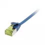 Synergy 21 Cable de red RJ45 CAT6A 500 MHz 1,0 m azul U/FTP slimline redondo d 3,8 mm – Red – cable CAT 7/conector RJ45