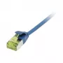 Synergy 21 Cable de red RJ45 CAT6A 500 MHz 3 m azul U/FTP slimline redondo d 3,8 mm – Red – cable CAT-7/conector RJ45