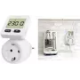 LogiLink Medidor de consumo eléctrico pantalla giratoria 180° blanco