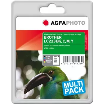 AgfaPhoto pack de 4 - negro, amarillo, cian, magenta