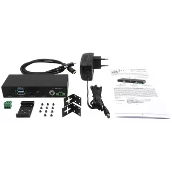 EXSYS EX-11295HMS hub USB 3.2 Gen 2 Type-B 10000 Mbit/s negro