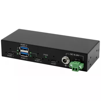 EXSYS EX-11295HMS hub USB 3.2 Gen 2 Type-B 10000 Mbit/s negro