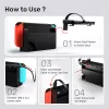 Unitek G1002D lector de tarjetas de juego de 4 ranuras para Nintendo Switch