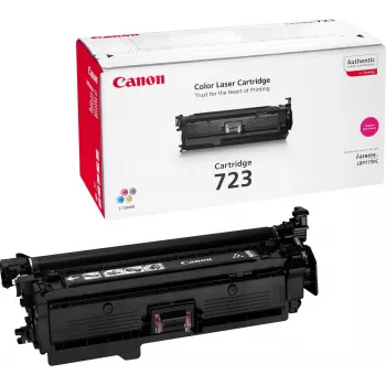 Cartucho de tóner Canon 723M original magenta, rendimiento 8500 páginas, 1 ud.