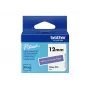 Cinta de etiquetar Brother BTAG-F35 blanco sobre lila 1,2 cm 4 m