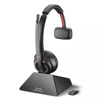 HP Poly Poly Savi 8210 UC - Microsoft - auricular - on-ear - DECT 6.0 - inalámbrico - certificado para Microsoft Teams (209212-02)
