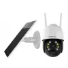 Cámara de seguridad IP Foscam B4 domo 4 MP (2560×1440), Wi-Fi 2,4 GHz, IP65, solar + batería 5000 mAh, giro 355°, inclinación 90°