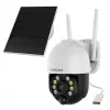 Cámara de seguridad IP Foscam B4 domo 4 MP (2560×1440), Wi-Fi 2,4 GHz, IP65, solar + batería 5000 mAh, giro 355°, inclinación 90°