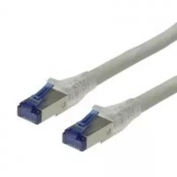 Cable de parcheo ROLINE Cat.6A (clase EA) S/FTP (PiMF) - conductor macizo - gris - 20 m