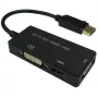 12993153, 0,1 m, DisplayPort, VGA D-Sub + HDMI + DVI, conector macho, conector hembra, recto