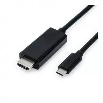 11.99.5841, 2 m, HDMI Type A estándar, USB Type-C, conector macho, conector macho, recto
