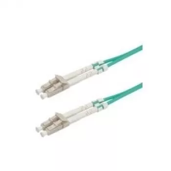 Cable de fibra óptica ROLINE 50/125µm OM3 - LC/LC - turquesa - 1 m