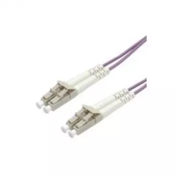 Cable de fibra óptica ROLINE 50/125 µm OM4, LC/LC, violeta 0,5 m (21.15.8750)