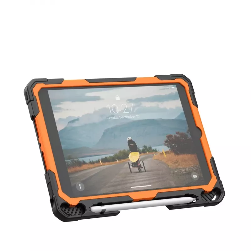 Funda para tablet Urban Armor Gear Plasma Healthcare 124470B19740 27,7 cm (10.9) bumper negra, naranja