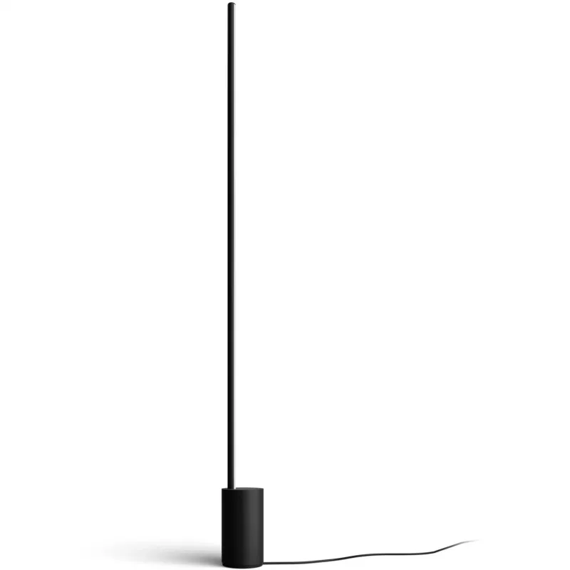 Lámpara de pie inteligente Philips Hue Gradient Signe negra Bluetooth