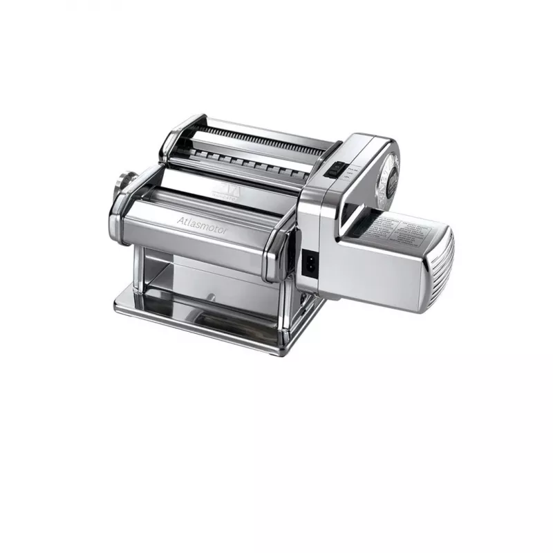 Máquina de pasta Atlas con motor, plata
