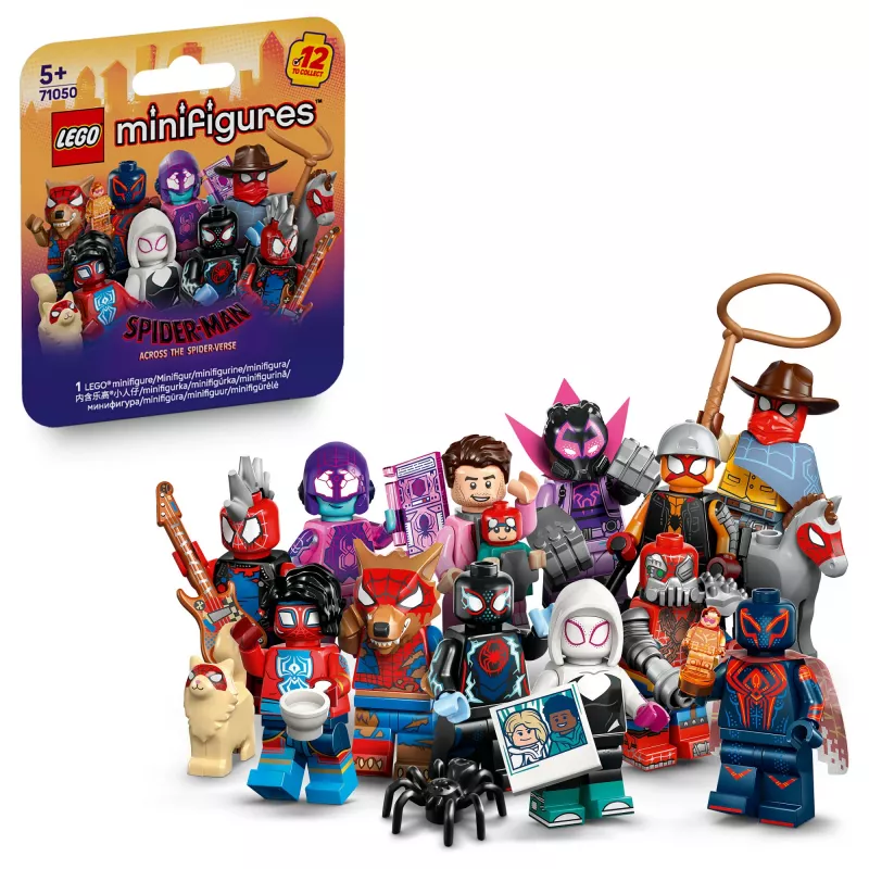 71050 Minifiguras Spider-Man: Across the Spider-Verse, juguete de construcción artículo surtido, una figura