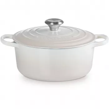 Le Creuset Signature Olla redonda 24 cm Meringue (21177247164430)