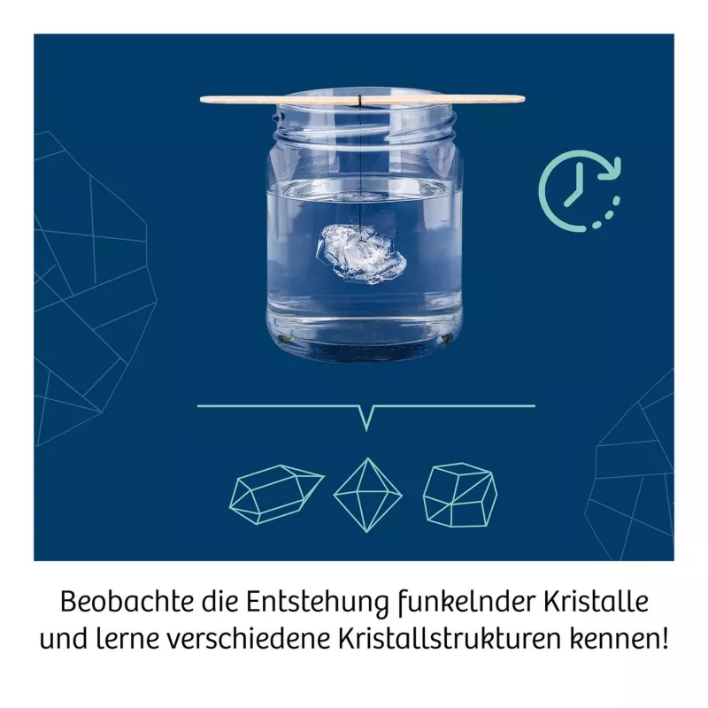 Cultivo de cristales, kit de experimentos