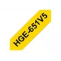 Cinta de etiquetar Brother HGE-651V5