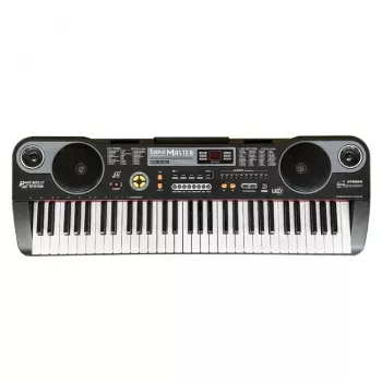 MQ 6115L - Teclado con micrófono para aprender a tocar, desarrollado para niños