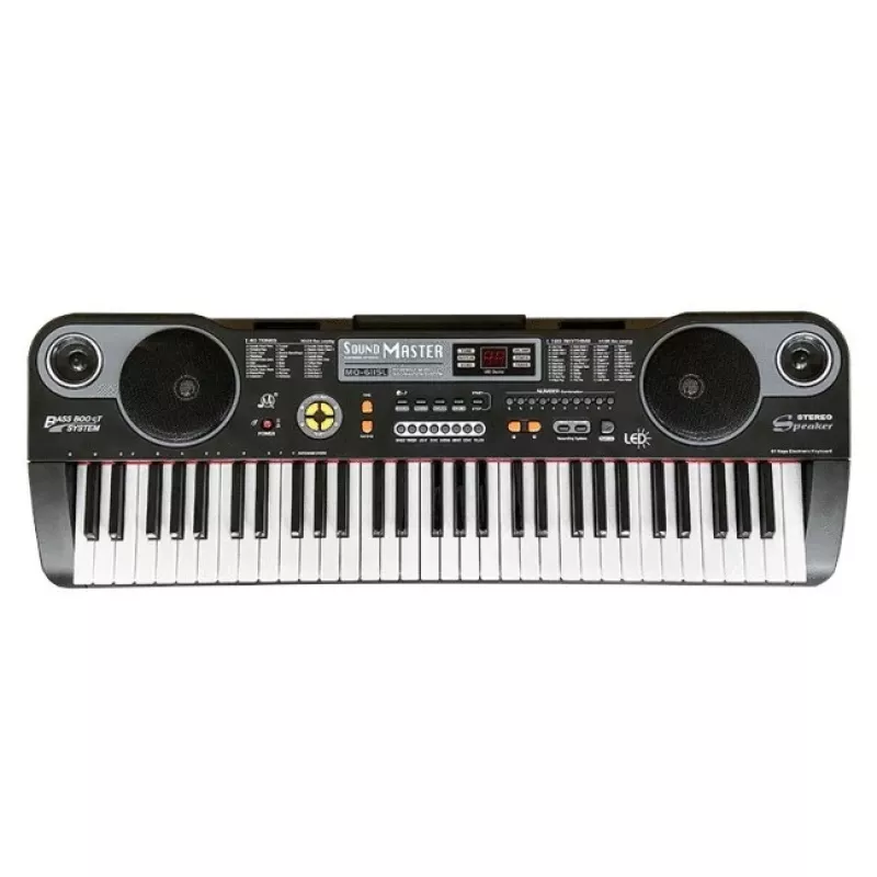 MQ 6115L - Teclado con micrófono para aprender a tocar, desarrollado para niños