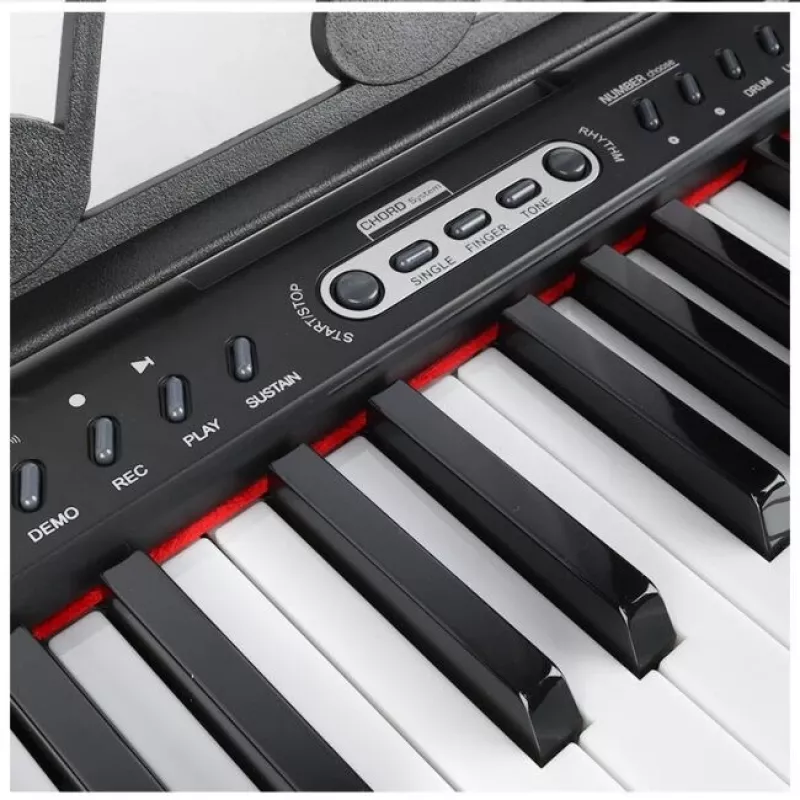 MQ 6151L - Teclado con micrófono para aprender a tocar, desarrollado para niños