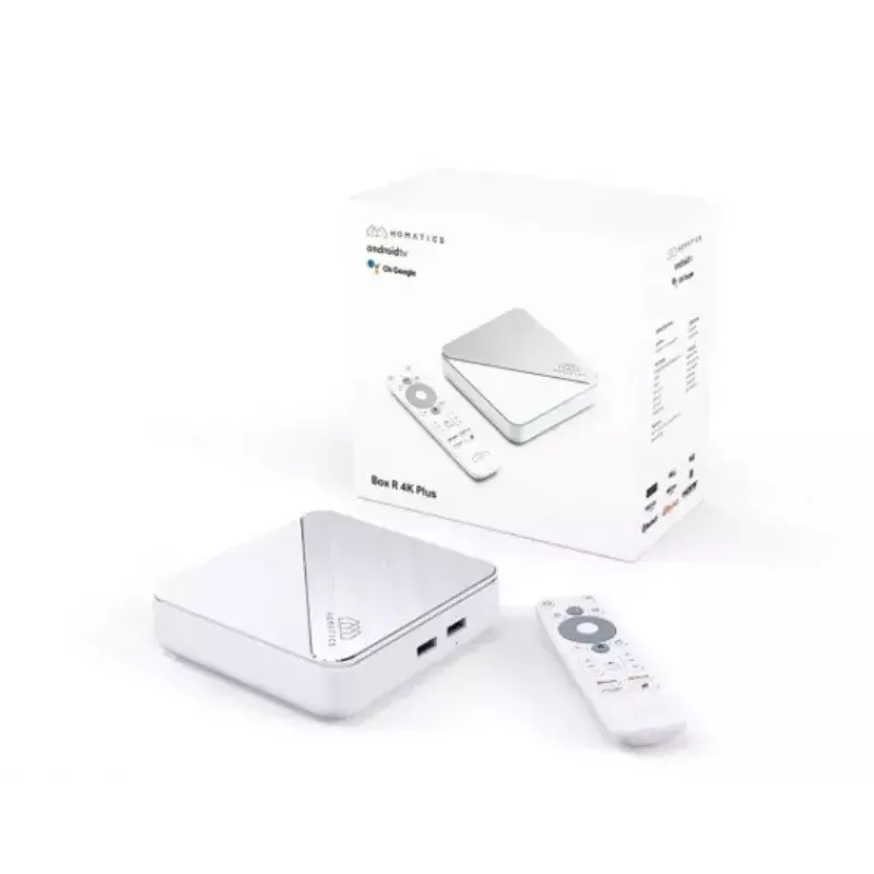 Reproductor multimedia de streaming Homatics Box R PLUS 4K Android TV — streaming 4K, plataforma Android TV