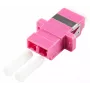 EFB-Elektronik Acoplador LC dúplex OM4 de una pieza, heather violeta, casquillo cerámico, SC simplex