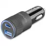 4smarts Rapid+ - Fuente de alimentación para coche - 27 W - 3 A - QC 3.0, PD - 2 puertos de salida (USB, USB-C de 24 pines)