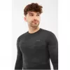 VIKING Gasher Man Ropa interior térmica de manga larga de merino para hombre, talla M, negra