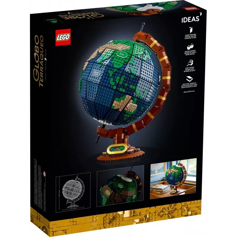 Lego Ideas 21332 El globo terráqueo