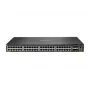 HPE Aruba 6300F - Switch - L3 - gestionado - 48 x 10/100/1000 (PoE+) + 4 x 50 Gigabit Ethernet SFP56 - montaje en rack - PoE+ - conforme a TAA