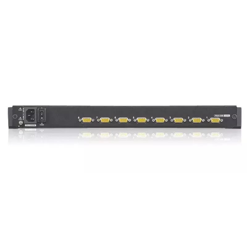 Conmutador KVM ATEN CL1308N montaje en rack negro