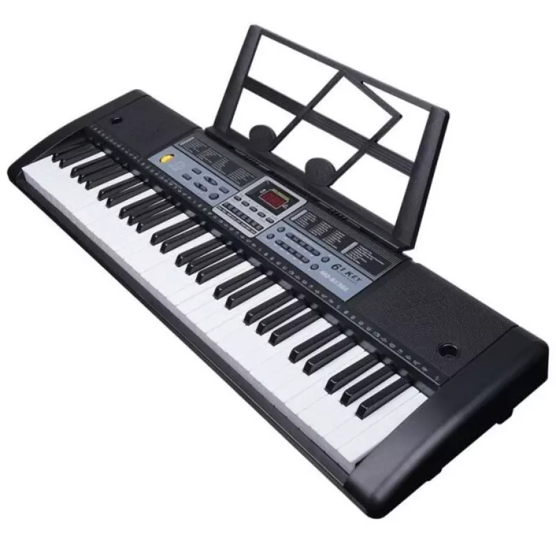 SUPRIMO 6136L - Teclado con micrófono para aprender a tocar el piano, diseñado especialmente para niños