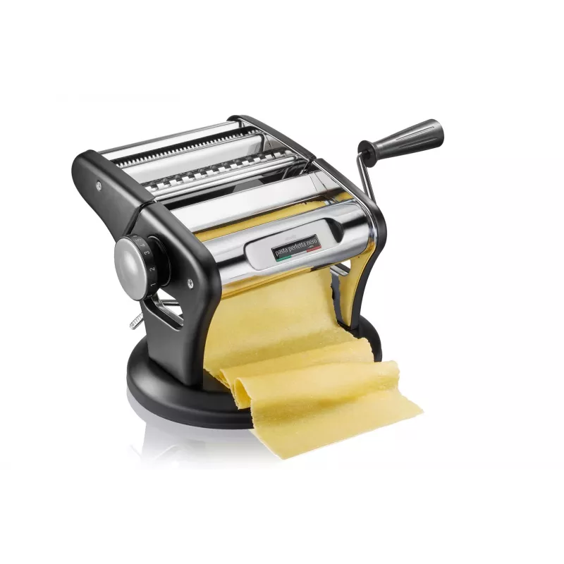 Máquina manual para pasta GEFU G-29401 con ajuste de grosor regulable, rodillos de acero inoxidable