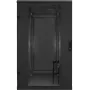 Triton - RMA-27-A68-BAX-A1 Armario de red de 19 pulgadas 27HE, 600x800mm, puerta de cristal, negro
