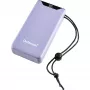 Batería externa USB 20000MAH QC3.0/Lila F20000 7332053 Intenso
