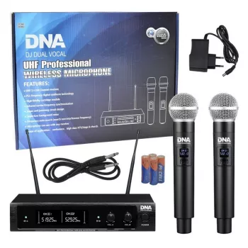 DNA DJ DUAL VOCAL - Micrófono vocal inalámbrico