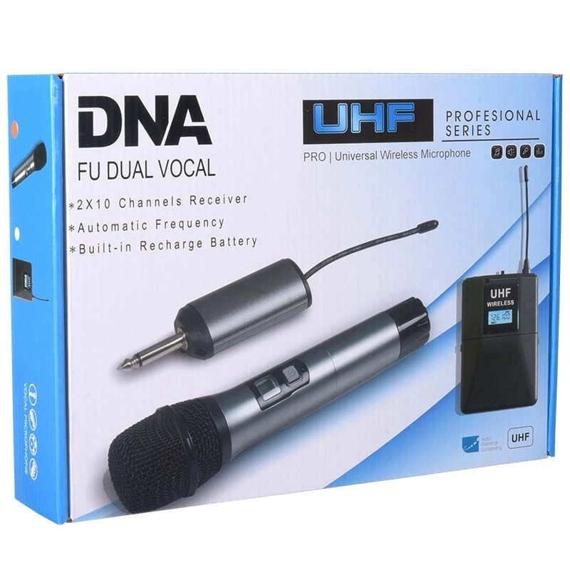 DNA Professional FU Dual Vocal - Sistema de micrófono inalámbrico
