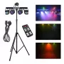 LIGHT4ME Belka LED Par Derby Laser - Set de iluminación