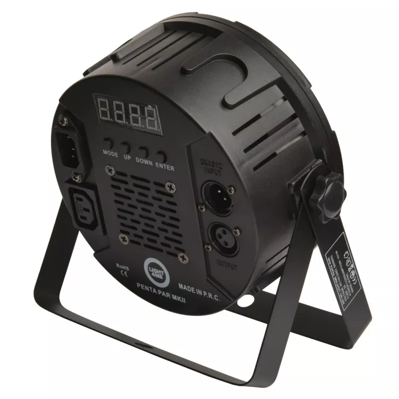 LIGHT4ME PENTA PAR 8x12W MKII RGBWA- Foco LED RGB