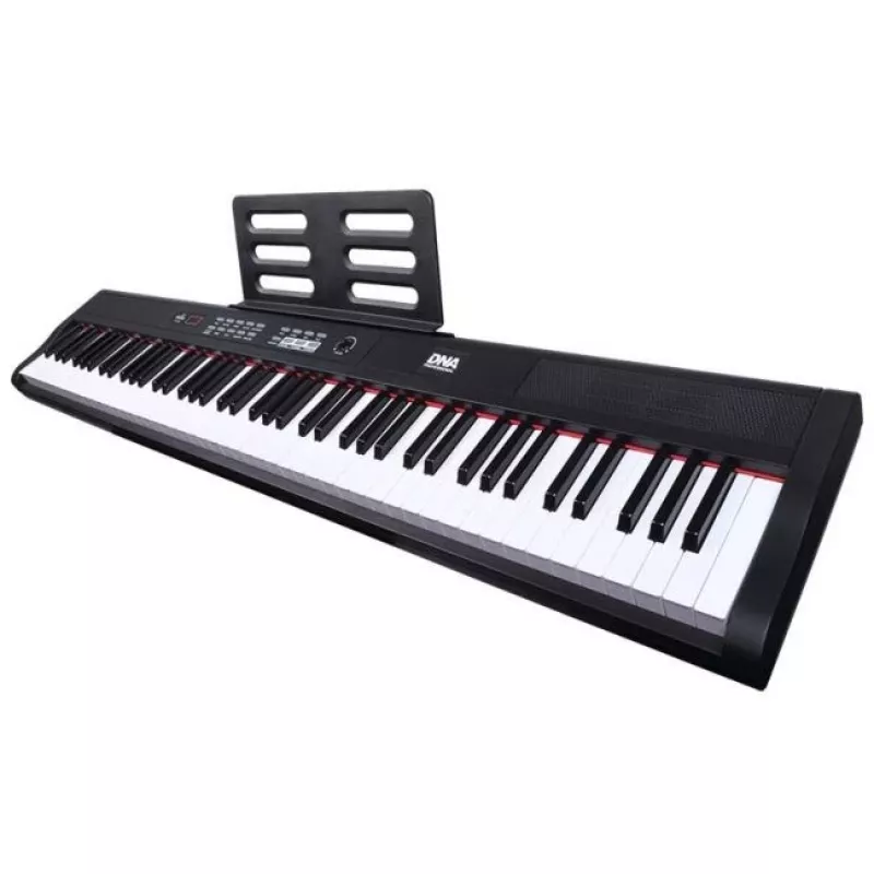 DNA PP 88 - Piano digital con 88 teclas de tamaño completo, negro