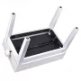 V-TONE ŁAWA 2 WH - banco de piano con compartimento y altura ajustable, blanco