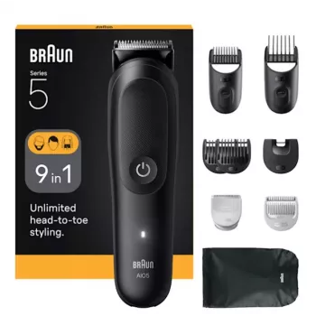 Recortadora de pelo Braun AIO5540 negra litio-ion 120 min