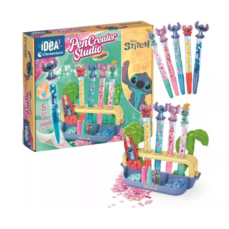 Clementoni Idea Art - STITCH fábrica de bolígrafos