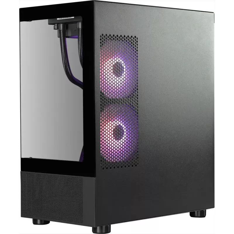PC de sobremesa THERMALTAKE FTW A-Line LCS 5060 D5 PC gaming, negro/transparente, Windows 11 Home