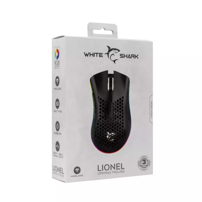 White Shark WGM-5012 Lionel negro