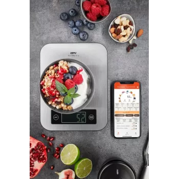 Báscula de cocina GEFU SCORE G-21930 acero inoxidable electrónica