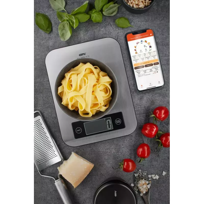 Báscula de cocina GEFU SCORE G-21930 acero inoxidable electrónica